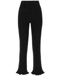 LeggingsPaco Rabanne in Materiale sintetico di colore Nero Donna Abbigliamento da Pantaloni casual eleganti e chino da Pantaloni skinny 