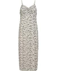 Haute L'Amitié - Mesh Strap Kleid Pearl/Mocca - Lyst