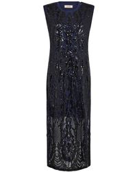 Mos Mosh - Kleedjes ,Blauw ,Katoen Jurken - Lyst