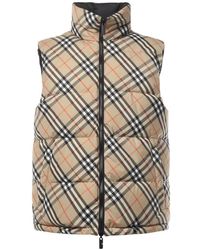 Burberry - Vests - Lyst