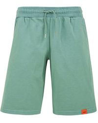 Aspesi - Korte Broeken ,Blauw ,Shorts Met Trekkoord En Zakken - Lyst
