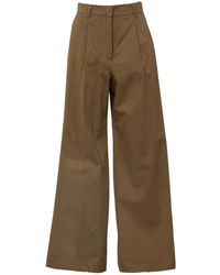 Weekend by Maxmara - Wide Trousers - Lyst