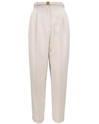 Elisabetta Franchi - Tapered Trousers - Lyst