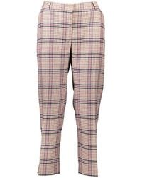 GANT - Bruine Klassieke Damesbroek Logo - Lyst