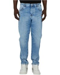 John Richmond - Helle waschung slim fit basic jeans - Lyst