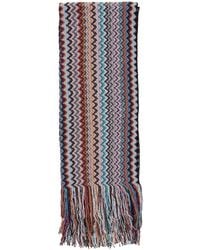 Missoni - Rectangular Scarf With Chevron Motif - Lyst