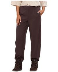 Object - Broeken ,Bruin ,Objlisa Hw Ankle Barrel Pant - Lyst