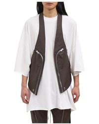 Rick Owens - Jassen ,Grijs ,Bauhaus Vest - Lyst