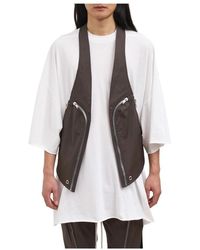 Rick Owens - Jassen ,Grijs ,Bauhaus Vest - Lyst