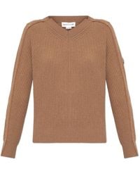 Victoria Beckham - V-Neck Knitwear - Lyst