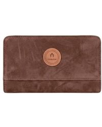 Cabaïa - Accessoires ,Bruin ,Polyester Burlington Portemonnee - Lyst