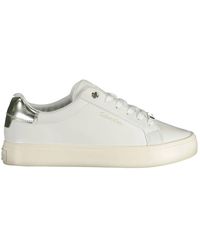 Calvin Klein - Er Polyester Sneaker mit Schnürsenkeln und Kontrastdetails - Lyst