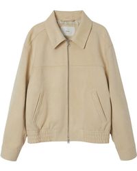DUNST - Fitness ,Polyester Alter-Suede Collared Blouson - Lyst