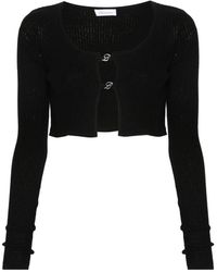 Blumarine - Schwarzer cardigan pullover - Lyst