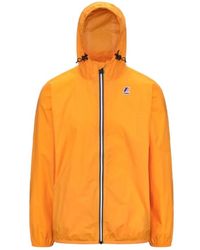 K-Way - Oranje Claude 4.0 Jas Waterdicht Ademend - Lyst