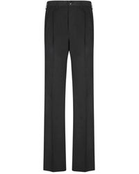 Dell'Oglio - Broeken ,Zwart ,Zwarte Broek Voor Mannen Aw 24 - Lyst