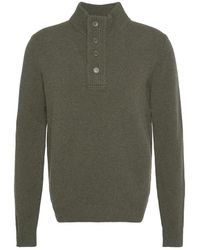 Barbour - Essential Patch Half Zip - Lyst