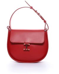 Ines De La Fressange Paris - Rote lederhandtasche,senda tasche aus kamelleder,senda schwarze ledertasche - Lyst