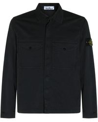Stone Island - Leichte Jacke Mit Aufgesetzten Taschen - Lyst