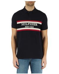 Tommy Hilfiger - Polo regular fit in cotone piquet con ricamo logo - Lyst