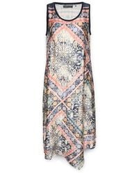 Elena Miro - Kleid Mit Ethnischem Print - Lyst