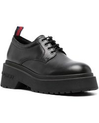 Tommy Hilfiger - Zapatos formales negros con cordones - Lyst