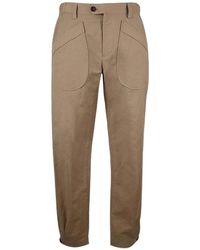 Lanvin - Slim-Fit Trousers - Lyst