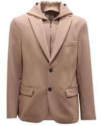 Armani - Emporio Jacke Mit Abnehmbarer Kapuze - Lyst