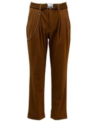 High - Broeken ,Bruin ,Cropped Broeken - Lyst