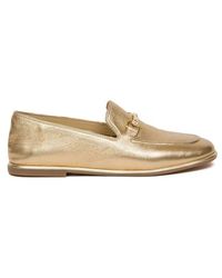 Michael Kors - Carson Metallic Leather Loafer - Lyst