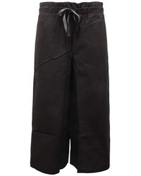 Sun 68 - Popeline Pant Wide Leg - Lyst