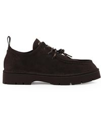Pànchic - Braune schnürschuhe aus wildleder - Lyst