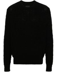 Givenchy - Katoenen Trui Met Jacquard Logo - Lyst