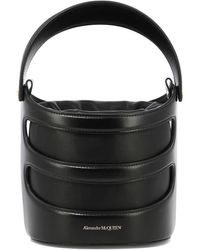 McQueen - The Rise Bucket Bag Leder - Lyst