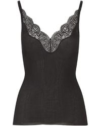 Saint Laurent - Sleeveless Tops - Lyst