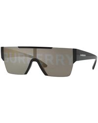 Burberry - Stylische sonnenbrille schwarz/grau - Lyst