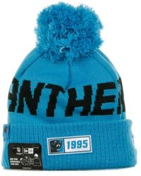 KTZ - Accessoires ,Blauw ,Sport Gebreide Pom Pom Muts Teamkleuren - Lyst