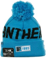 KTZ - Accessoires ,Blauw ,Sport Gebreide Pom Pom Muts Teamkleuren - Lyst