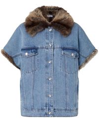 Liu Jo - Jassen ,Blauw ,Uf 6154 Vest - Lyst