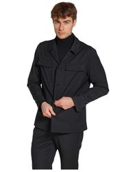 Mason's - Effen Wollen Overshirt - Lyst