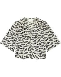 FABIENNE CHAPOT - Overhemden ,Zwart ,Rayon Starlet Blouse - Lyst