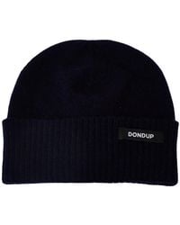 Dondup - Rippstrick-Beanie Mit Umschlag - Lyst