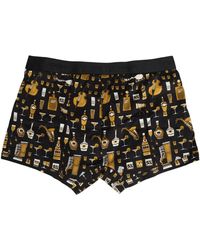 Dolce & Gabbana - Black Gold Cocktail Regular Boxer Underwear - Lyst