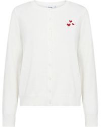Saint Tropez - Valentinasz cardigan mit besticktem detail - Lyst