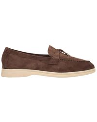 ESTRO - Schoenen ,Bruin ,Leer Tassel Loafers - Lyst