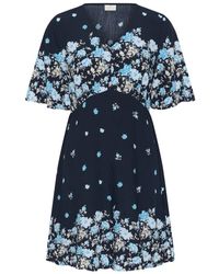 Kaffe - Kleedjes ,Blauw ,Korte Jurken - Lyst
