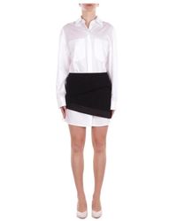 Dondup - Korte, Garengeverfde Gabardine Jurk - Lyst