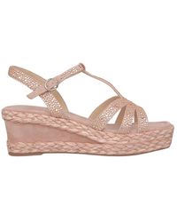 Alma En Pena. - Geflochtene keilsandalette mit verzierungen - Lyst
