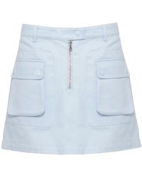 CASABLANCA - Rokken ,Blauw ,Katoen Katoenen Minirok - Lyst