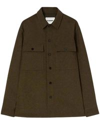 Jil Sander - Boiled Wool Utility Overshirt - Lyst
